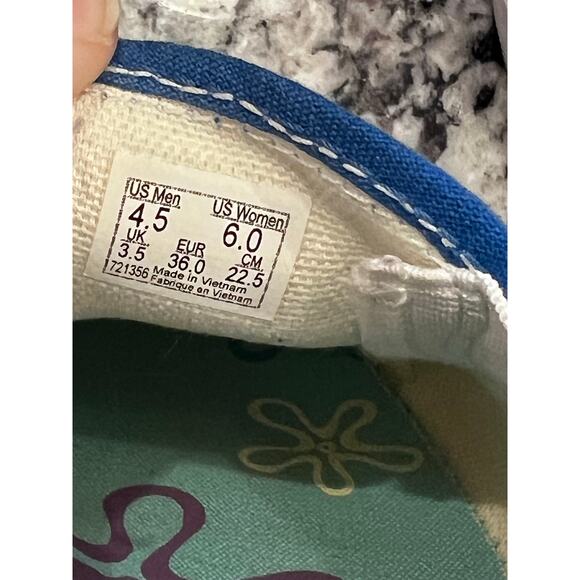 VANS SpongeBob slip on shoes men’s size 4.5 women’s 6 big boys size 4.5 - Picture 8 of 14